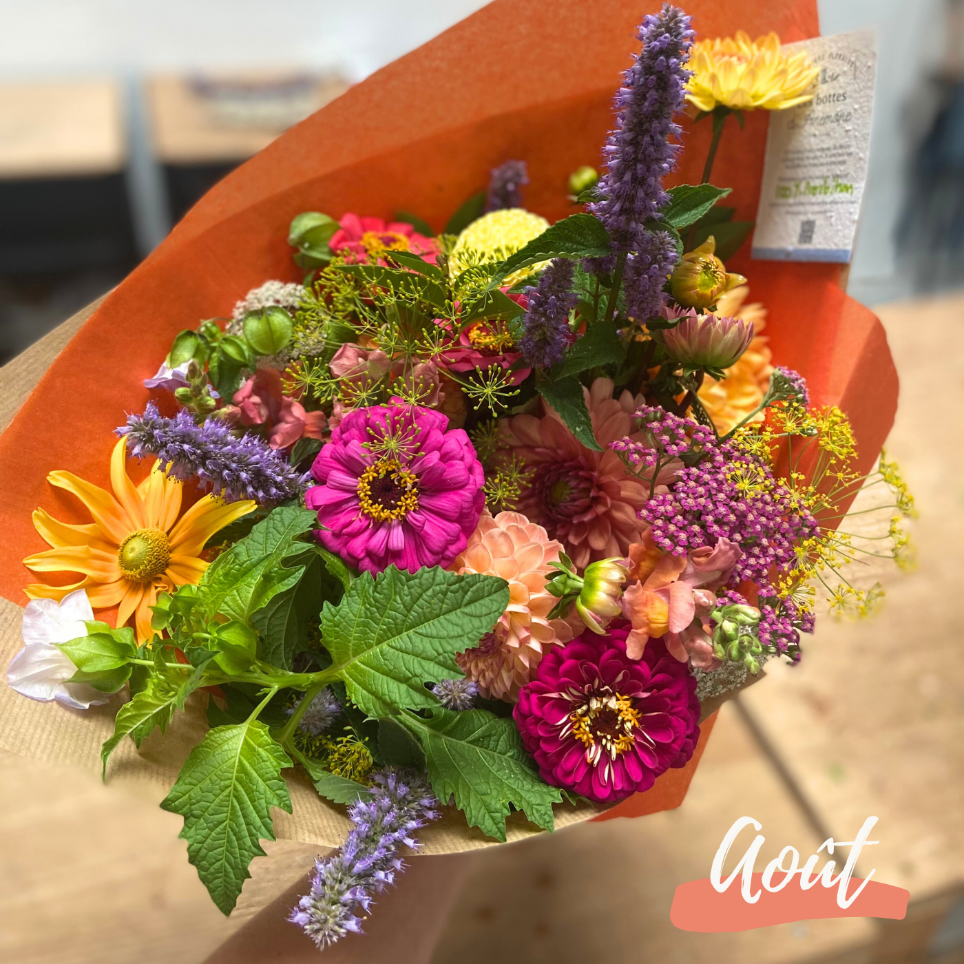 Bouquet de fleurs fraîches
