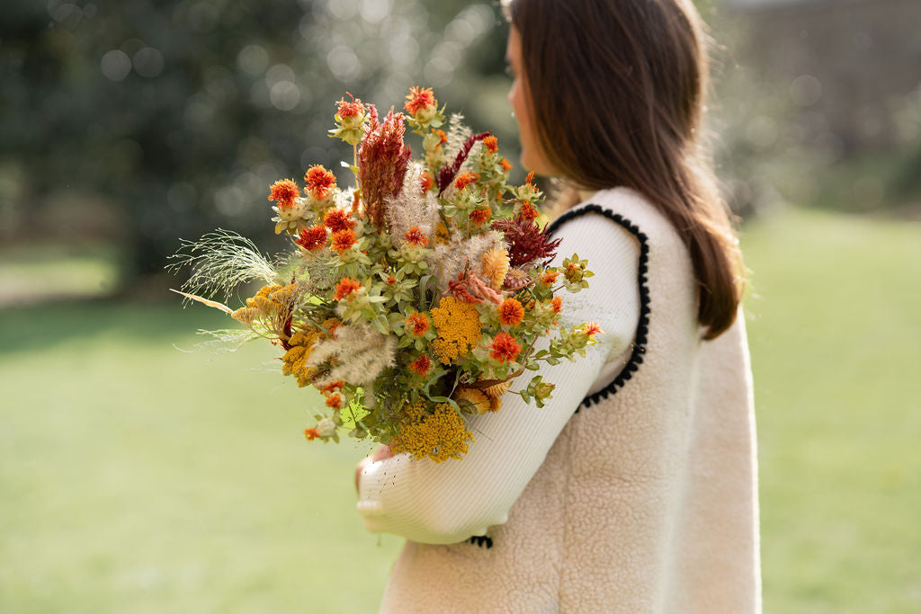 Bouquet de fleurs séchées - GOLDEN HOUR
