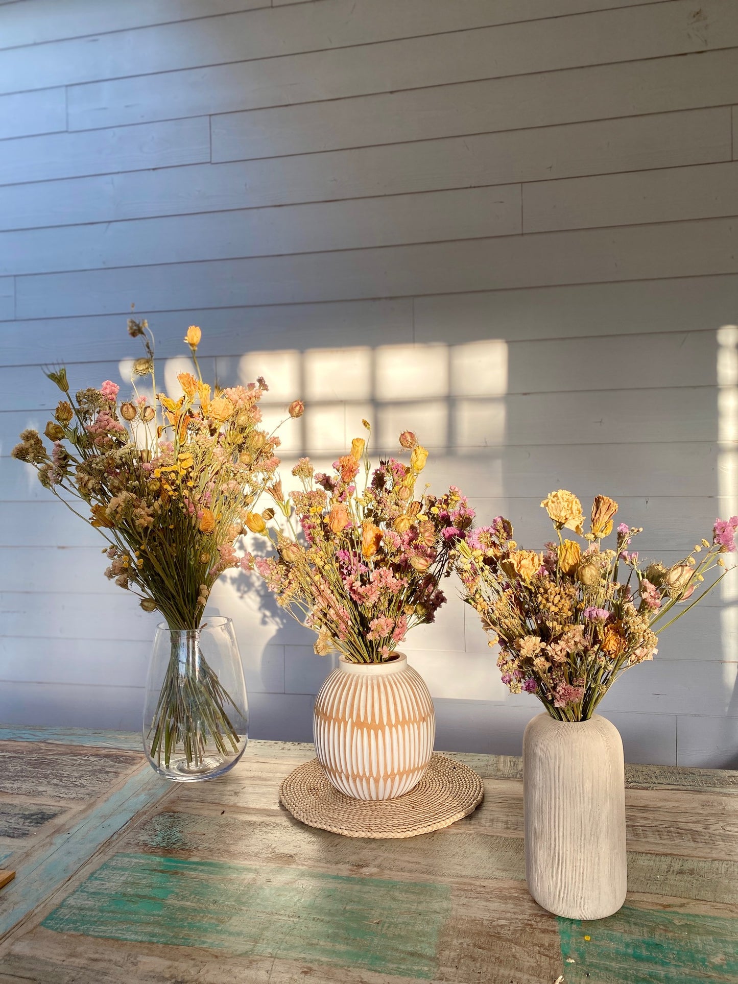 Bouquet de fleurs séchées
