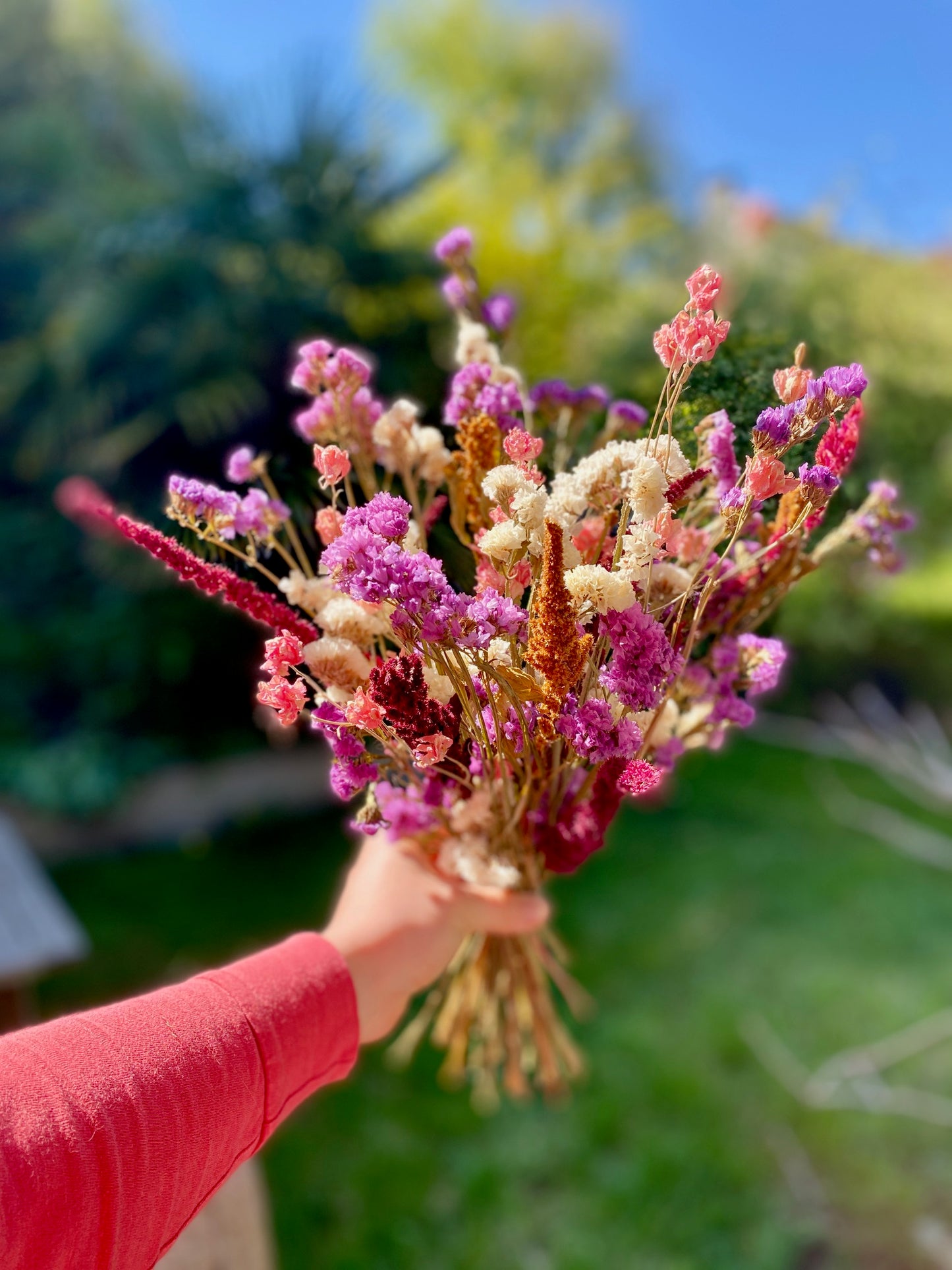 Bouquet de fleurs séchées