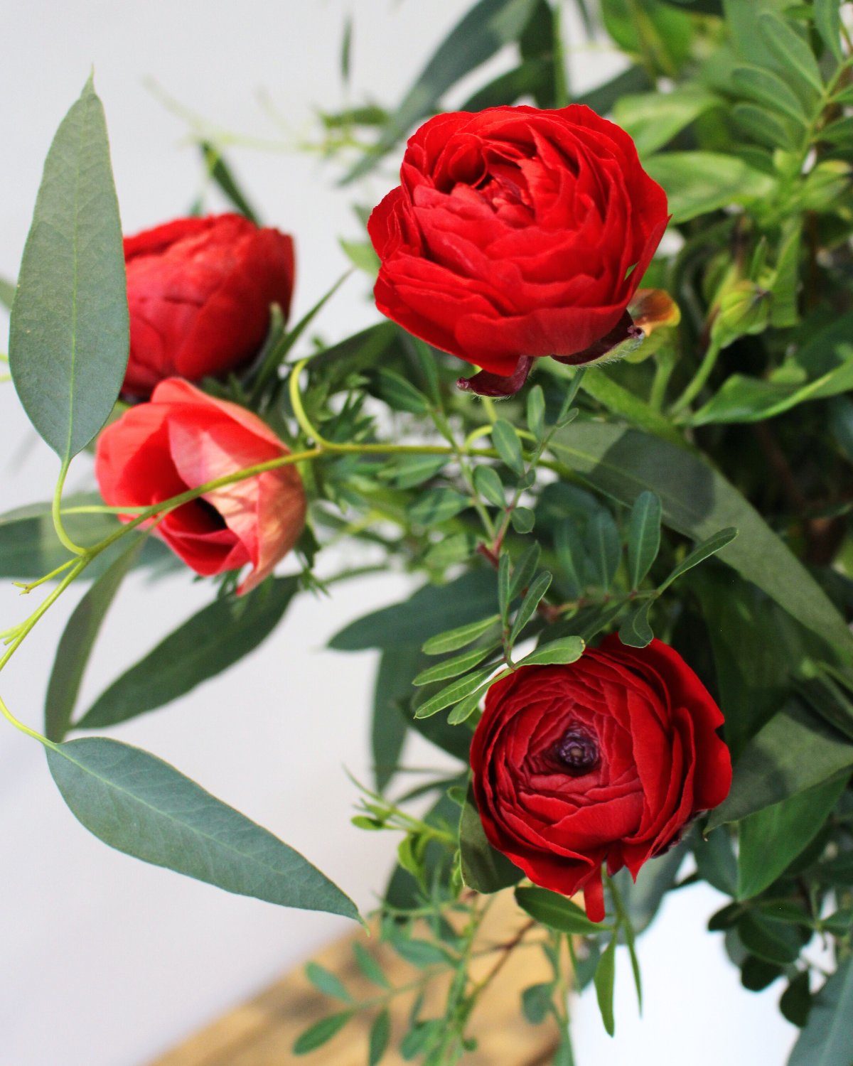 đ Bouquet Saint-Valentin âle tout rougeâ â Fleurs FraĂźches 100% Françaises & de Saison