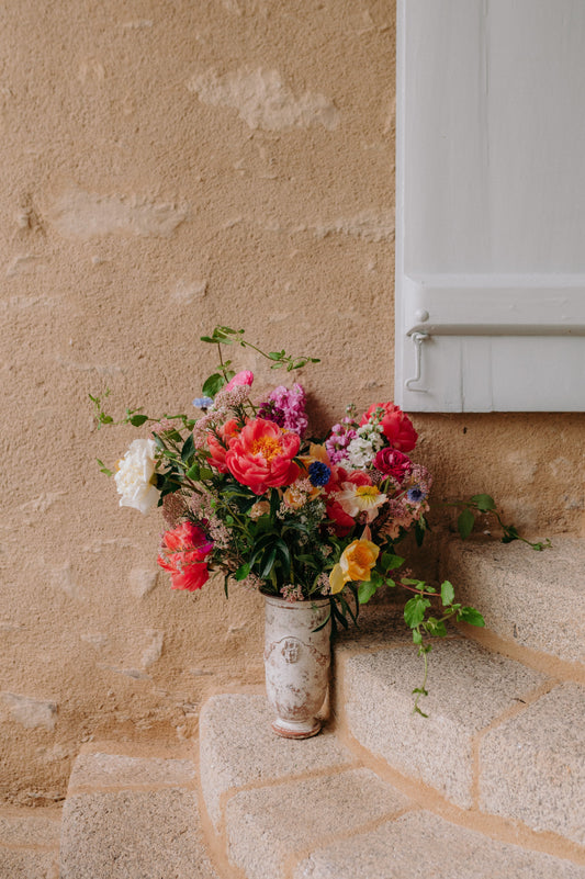 Mariage coloré & romantique au Domaine Le Mezo
