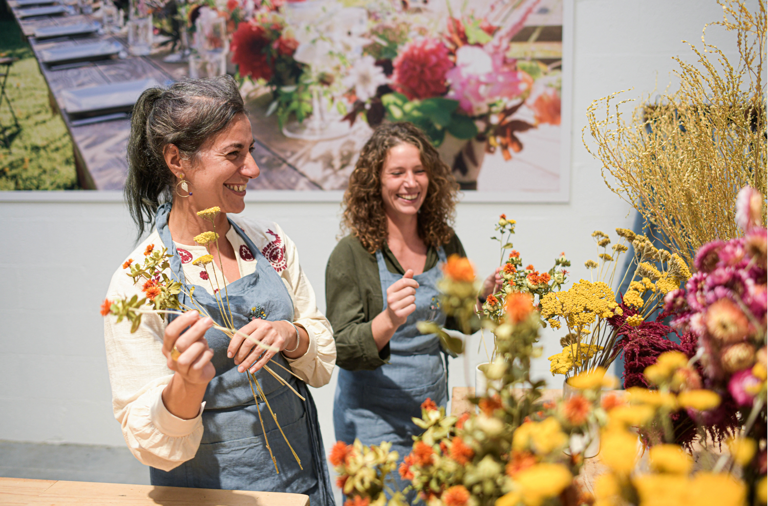 Ateliers créatifs en fleurs séchées