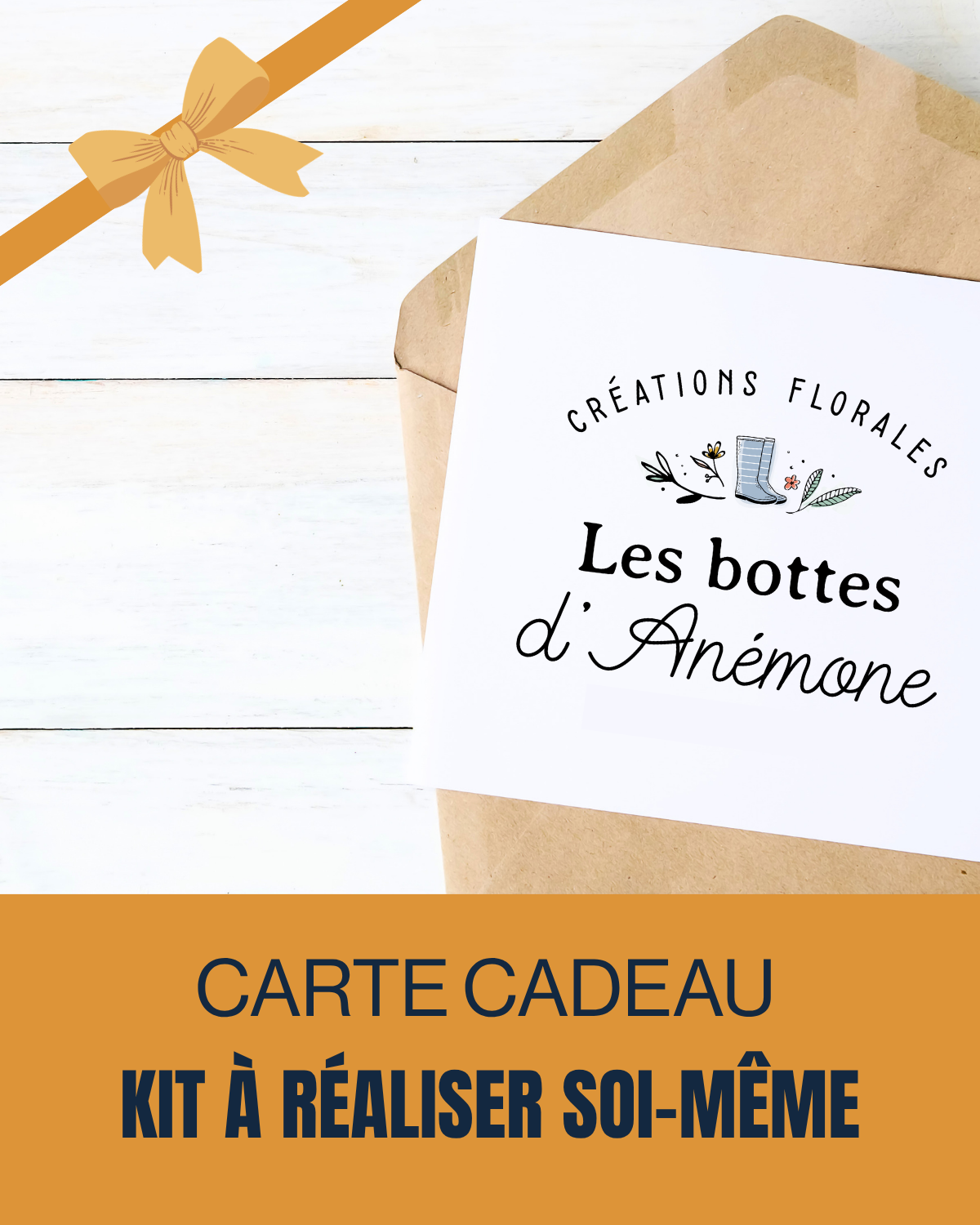 Carte cadeau Les bottes d'Anémone | Kit à réaliser soi même