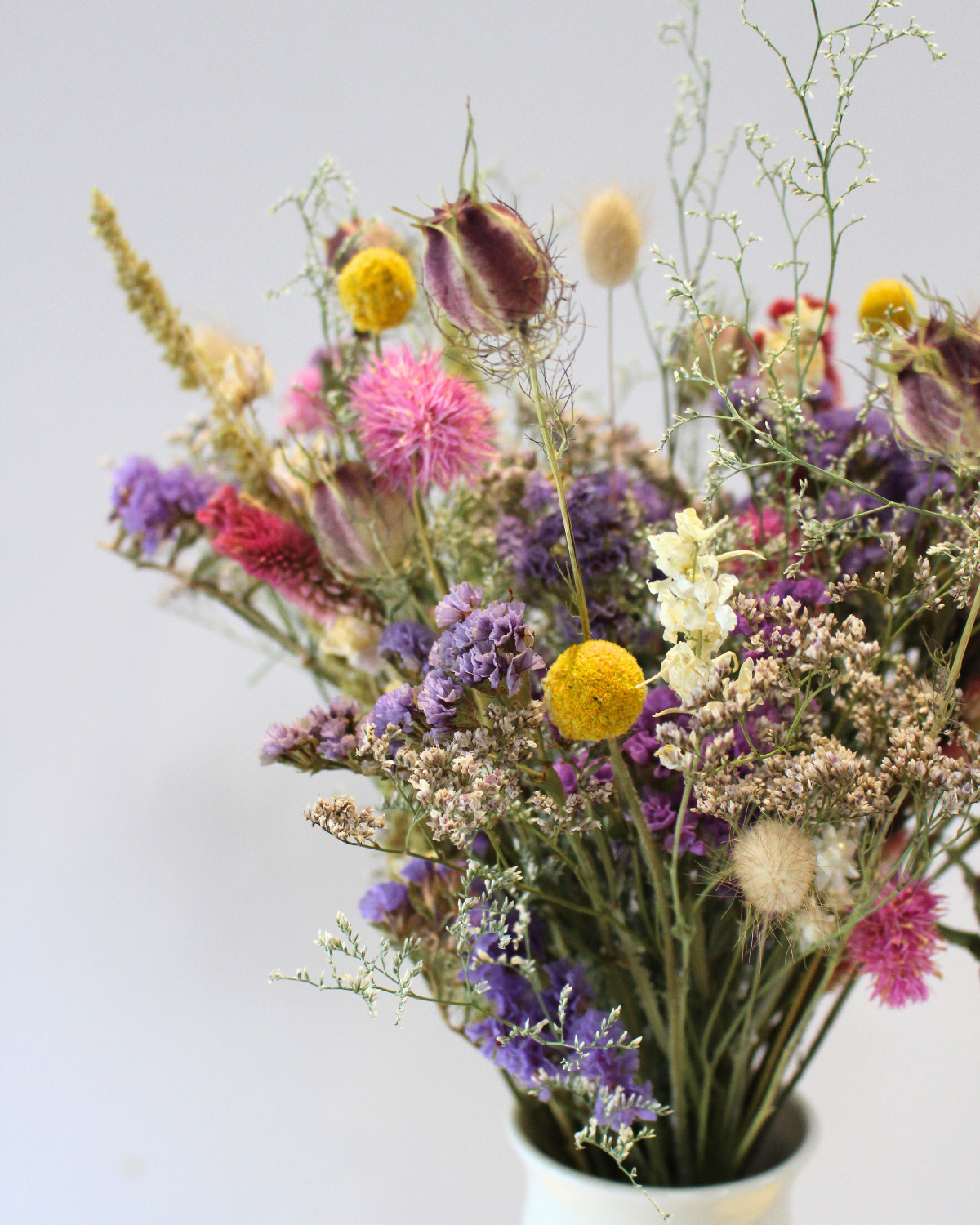 Bouquet fête des Mères en fleurs séchées