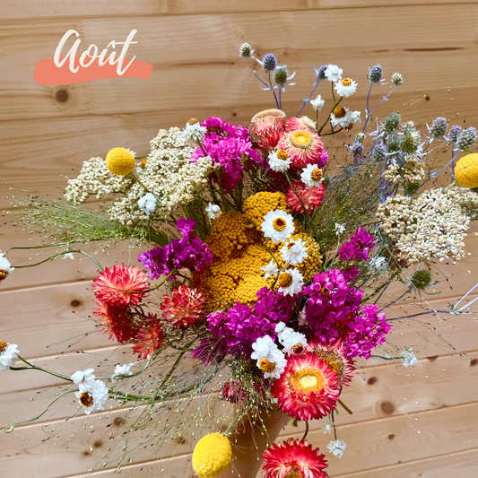 Bouquet de fleurs séchées