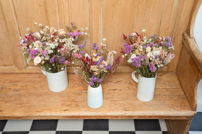 Bouquet de fleurs séchées - CHAMALLOW