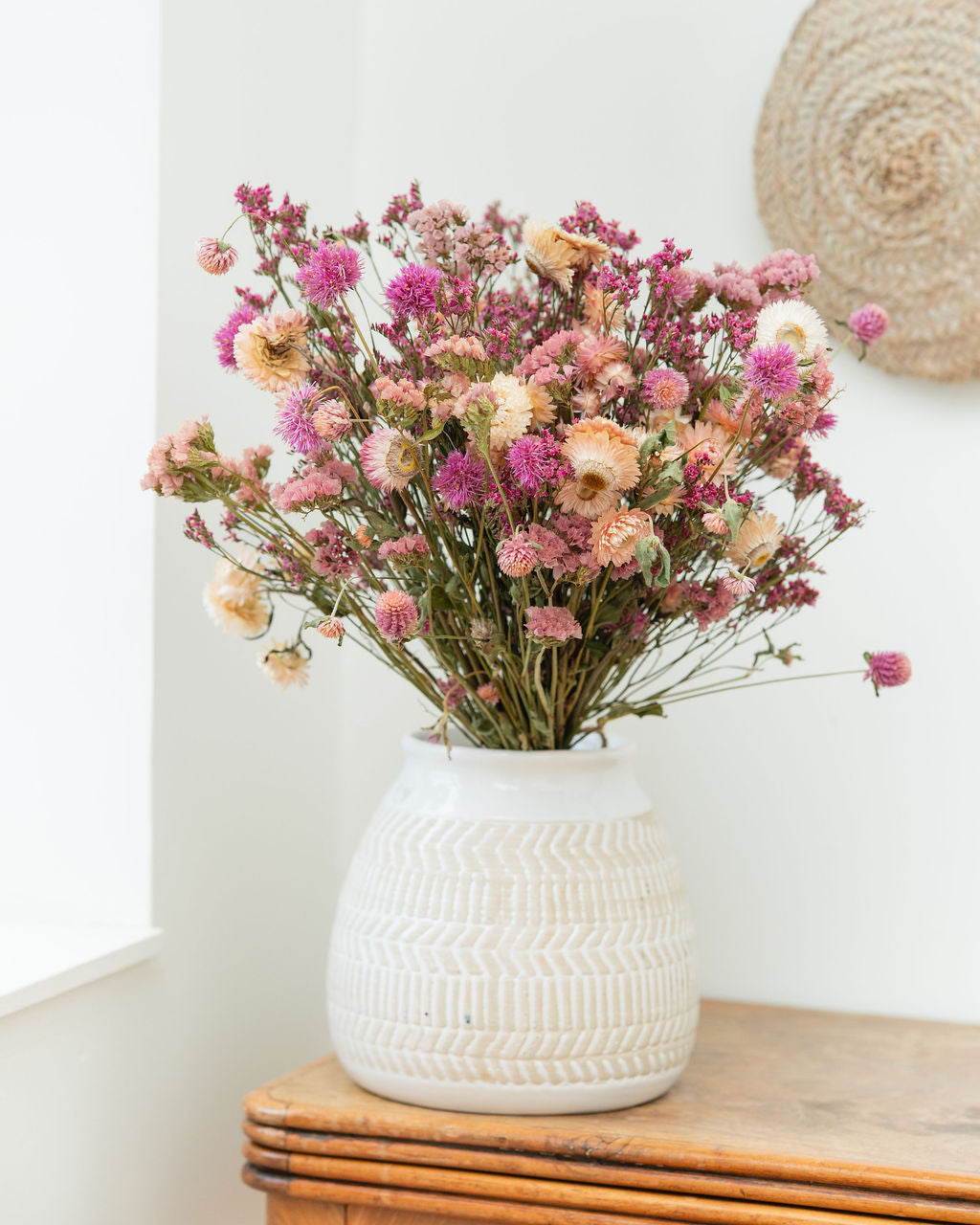 Bouquet de fleurs séchées - LA VIE EN ROSE