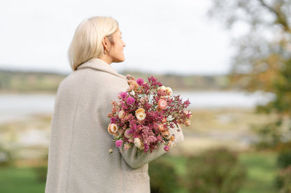 Bouquet de fleurs séchées - LA VIE EN ROSE