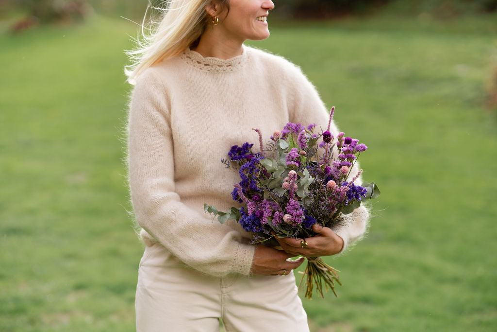 Bouquet de fleurs séchées - PURPLE RAIN