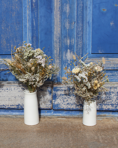 Bouquet de fleurs séchées - NUAGE (Nuances blanc & beige)