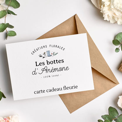 Carte cadeau Les bottes d'Anémone | Atelier créatif