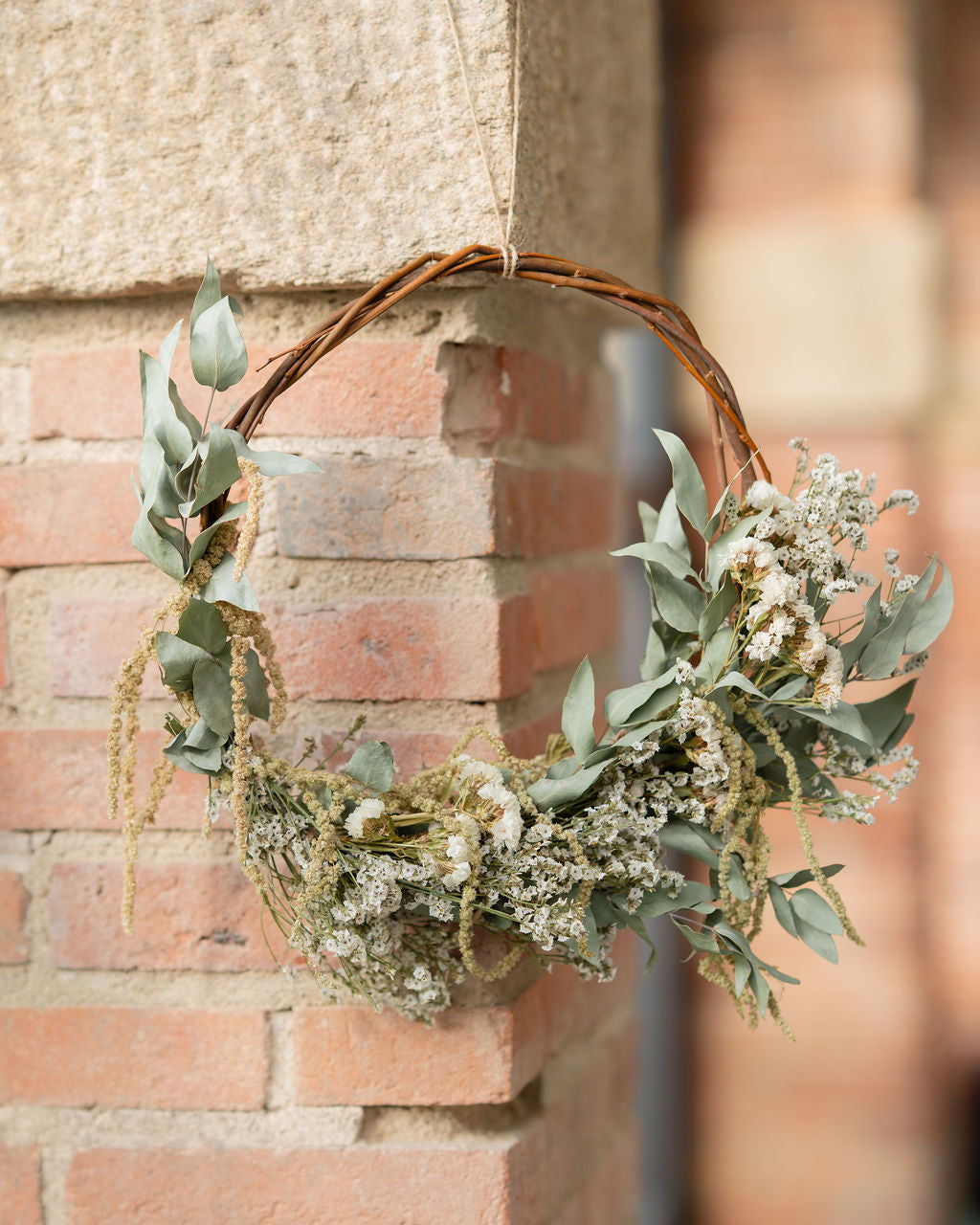 Couronne murale de fleurs séchées - JUMANJI