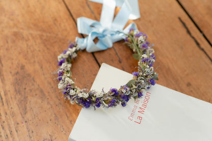 Couronne de tête en fleurs séchées pour cérémonie - Adulte - BERDER