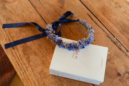 Couronne de tête en fleurs séchées pour cérémonie - Adulte - HOEDIC