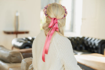 Couronne de tête en fleurs séchées pour cérémonie - Adulte - SAUZON