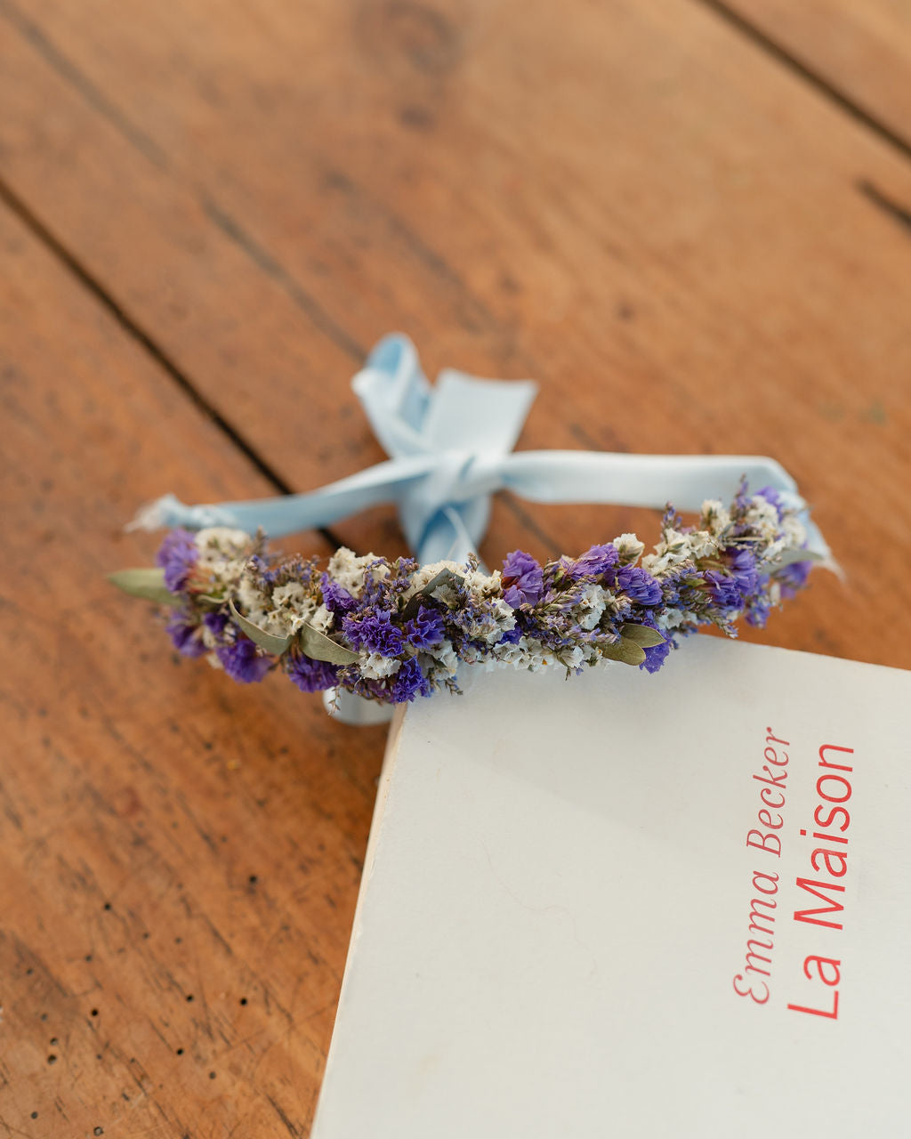 Couronne de tête en fleurs séchées pour cérémonie - Enfant - BERDER