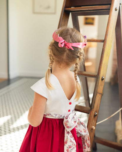 Couronne de tête en fleurs séchées pour cérémonie - Enfant - SAUZON