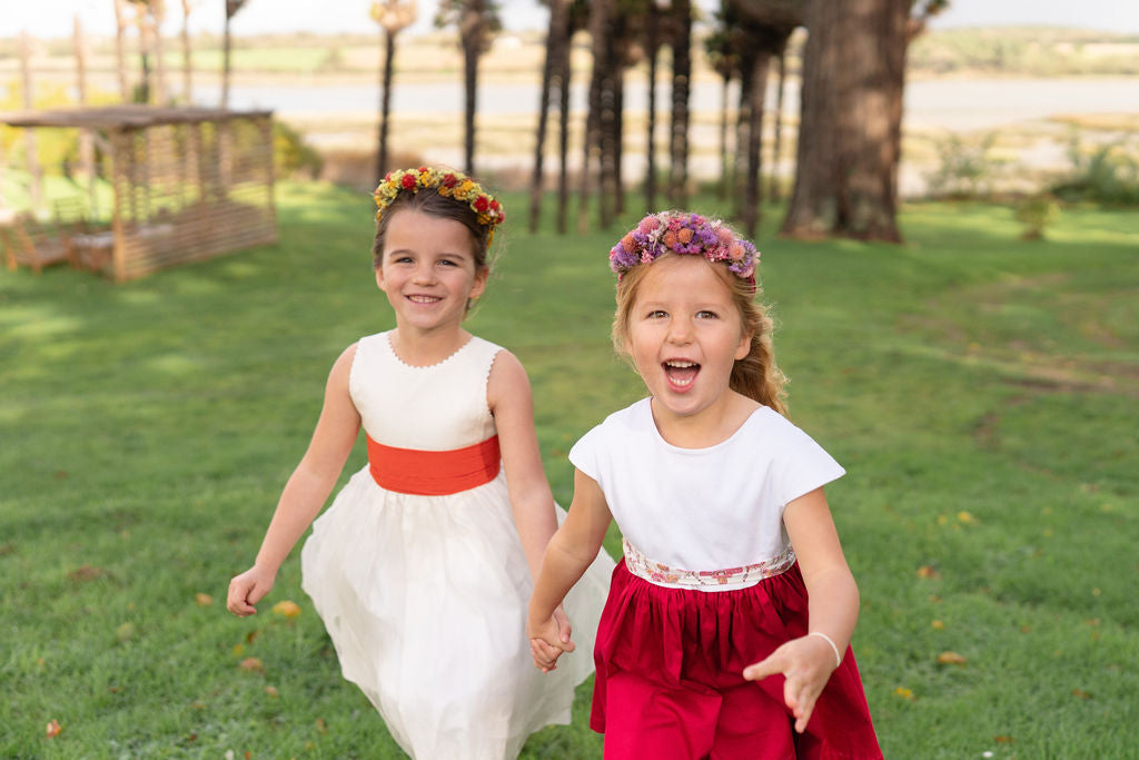 Couronne de tête en fleurs séchées pour cérémonie - Enfant - SAUZON