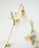 Guirlande murale de fleurs séchées - MOONLIGHT