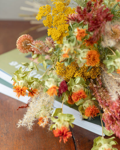 Bouquet de fleurs séchées - GOLDEN HOUR