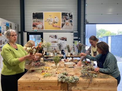 Atelier : Créez votre couronne de fleurs séchées (toute l'année)