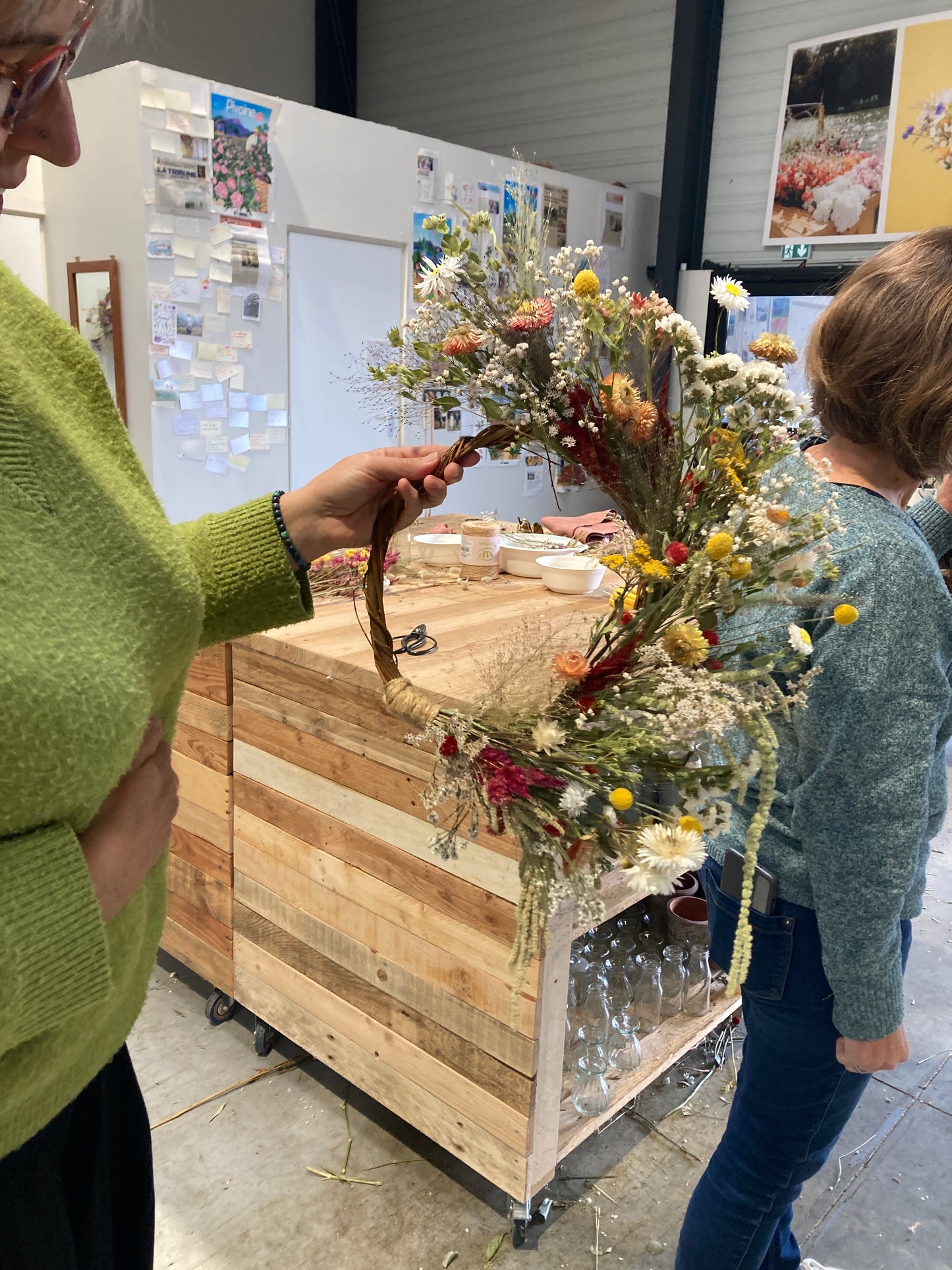 Atelier : Créez votre couronne de fleurs séchées (toute l'année)