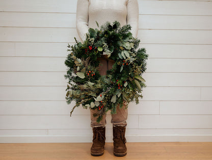 Atelier : Créez votre couronne de Noël (novembre & décembre)