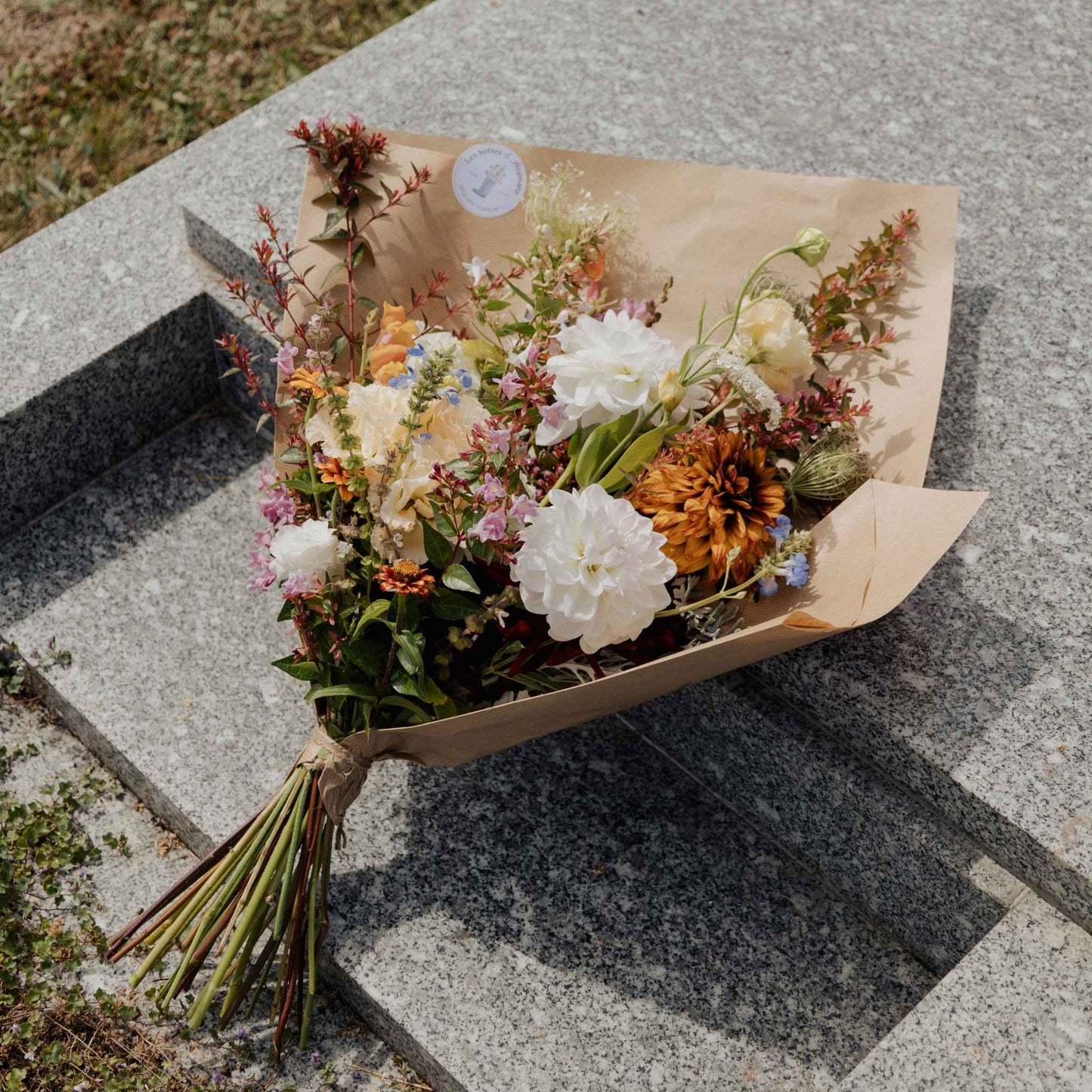 Gerbe de fleurs pour enterrement