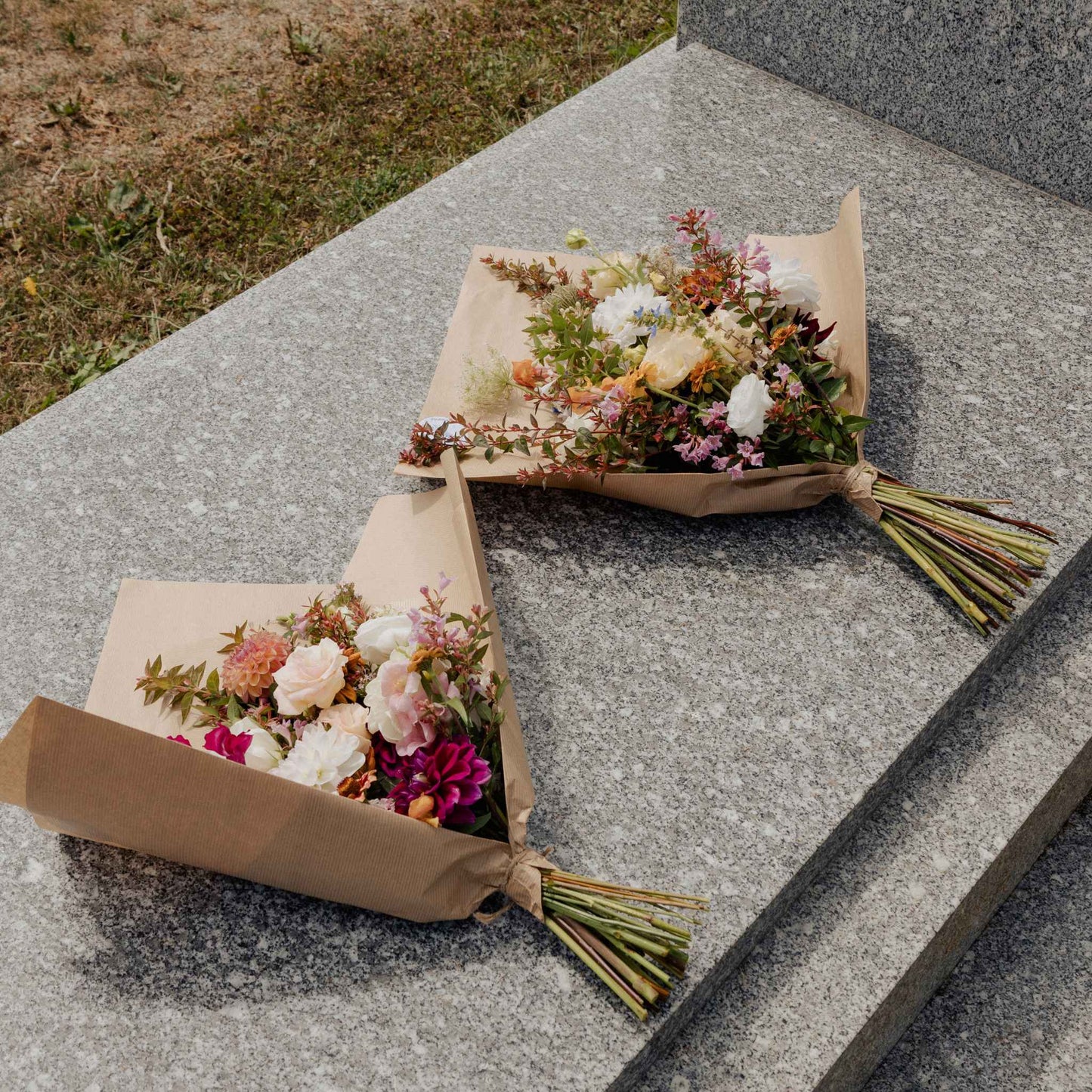 Gerbe de fleurs pour enterrement