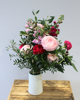 💖 Bouquet Saint-Valentin "le tout rose" – Nuances de Rose & Fleurs 100% Françaises