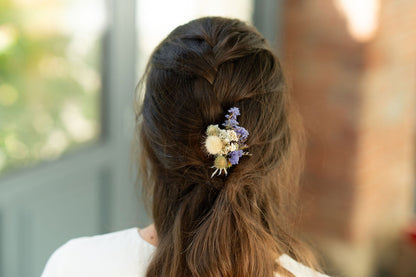 Pic à chignon en fleurs séchées pour cérémonie - HOEDIC