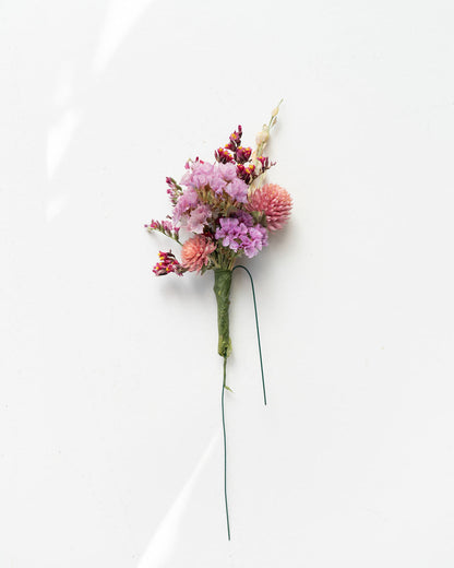 Pic à chignon en fleurs séchées pour cérémonie - SAUZON