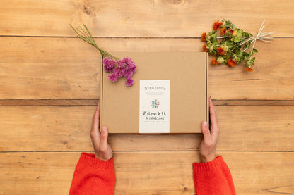 Kit DIY à réaliser - Couronne de tête adulte en fleurs séchées - Peps