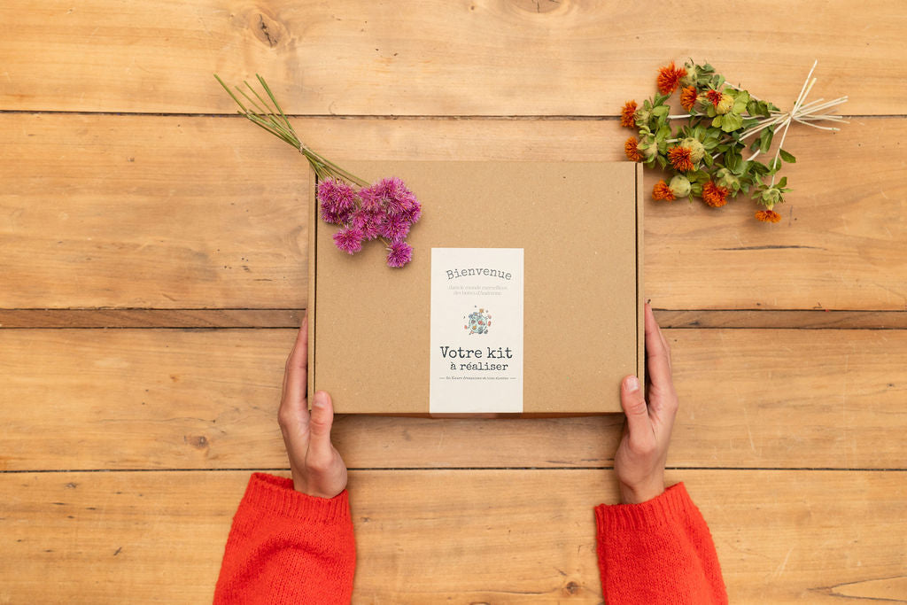 Kit DIY à réaliser - Couronne de tête enfant en fleurs séchées - Peps