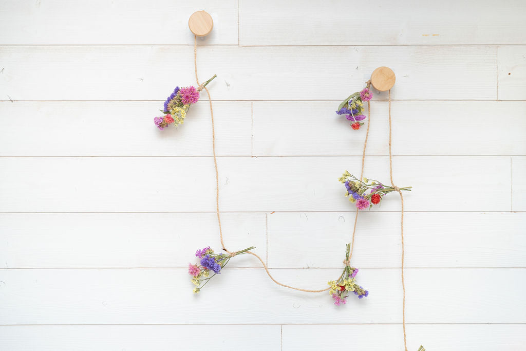 Kit DIY - Guirlande murale en fleurs séchées - Peps